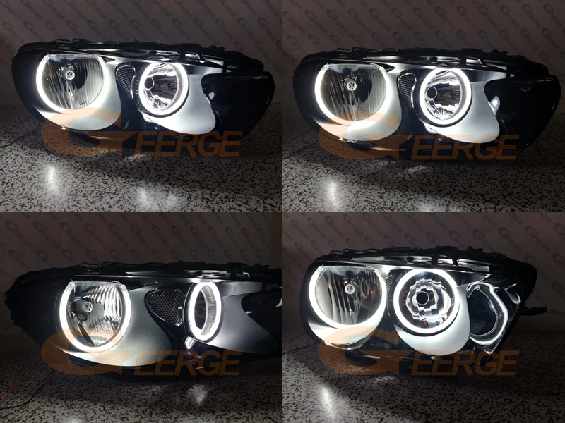 Фото Для Volkswagen VW Scirocco III 2008-2013 пред Facelift головной светильник отличный ультра яркий CCFL ангельские глазки набор колец Дневной светильник №3