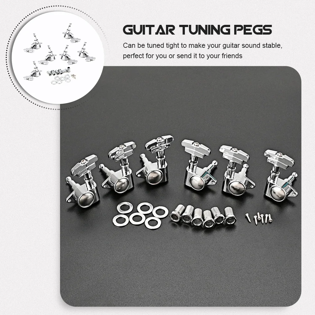 5 Sets  of Professional Sturdy Tuning Peg Guitar Machine Tuning Peg Guitar Parts enlarge