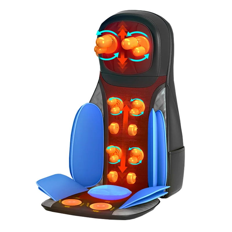 Шиацу массажер для шеи и спины вибрационная Массажная подушка тела с