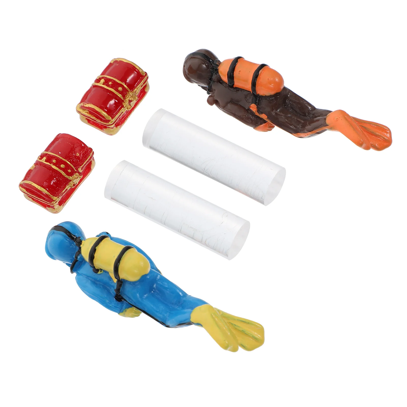 

1 Set Decor Aquarium Diver Diver Treasure Aquarium Decor Aquarium Accessory for Decor Desktop Fish Tank