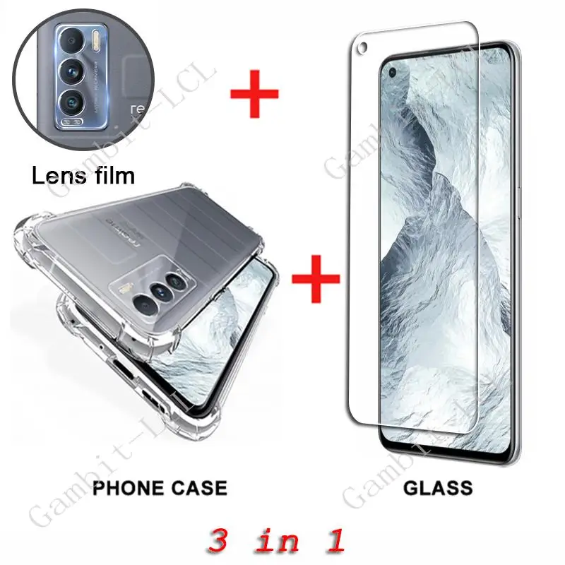 

Оригинальное защитное закаленное стекло для Realme GT Master Edition чехол 6,43 дюйма RMX3363 RMX3360 Защитная пленка для экрана камеры