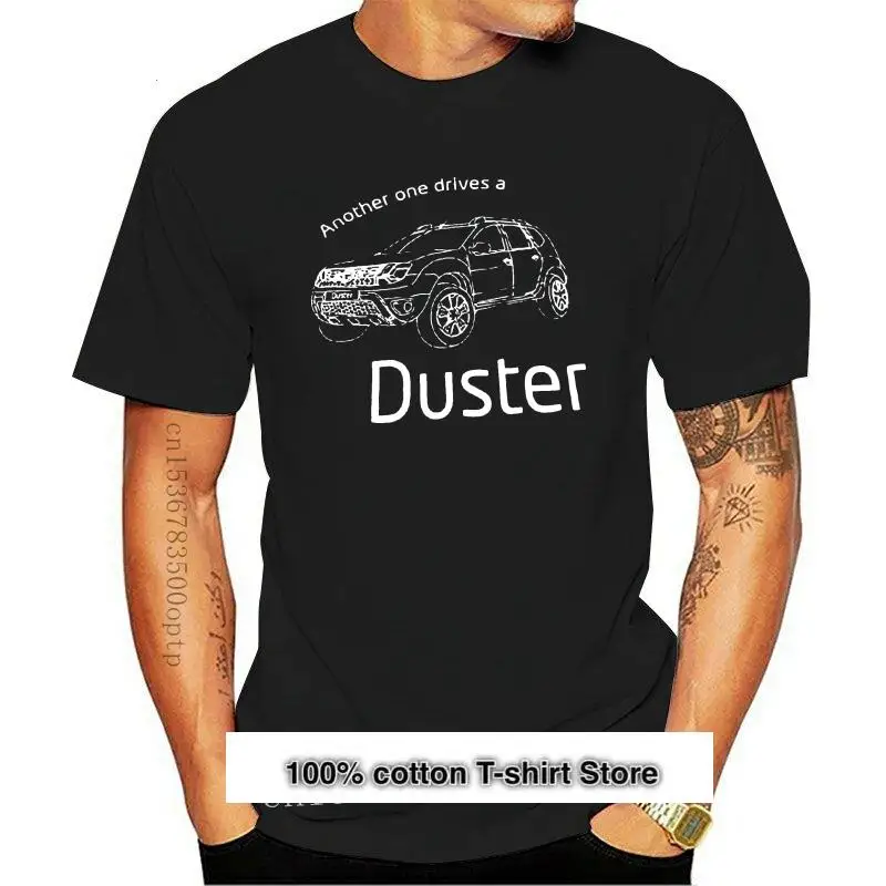 

Camiseta clásica de algodón para hombre Dacia Duster, nueva