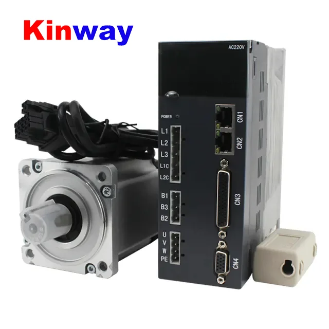 Серводвигатель переменного тока 220 В 3000 кВт об/мин Нм с A6 Canopen RS485 контроллер