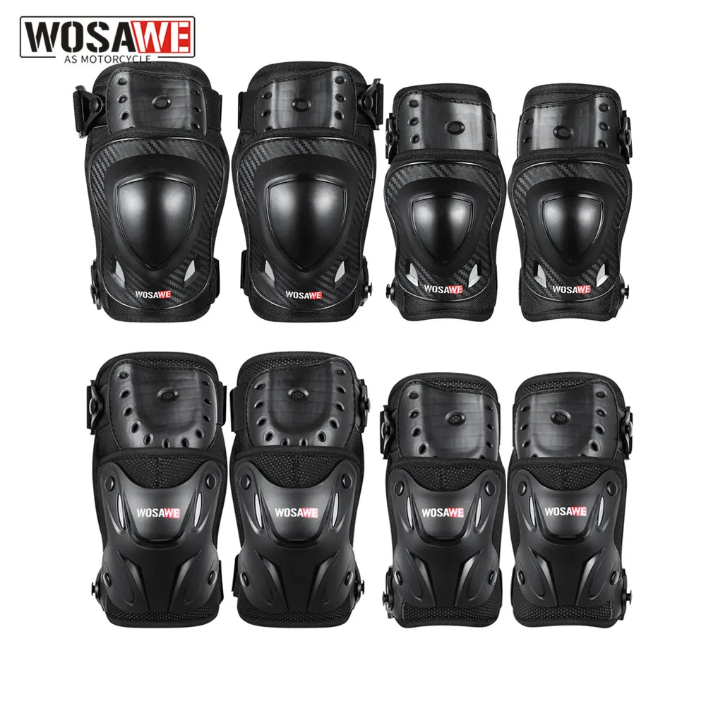 WOSAWE велосипедный наколенник и налокотники MTB велосипед наколенники для езды на