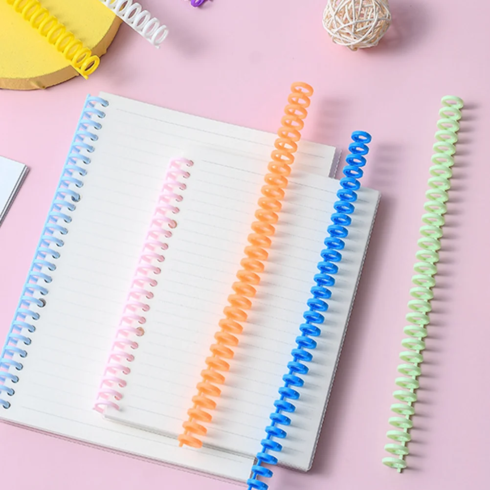 

Binding Spines Spirals Spiral Notebook Coils Comb Bindings (Random Color)