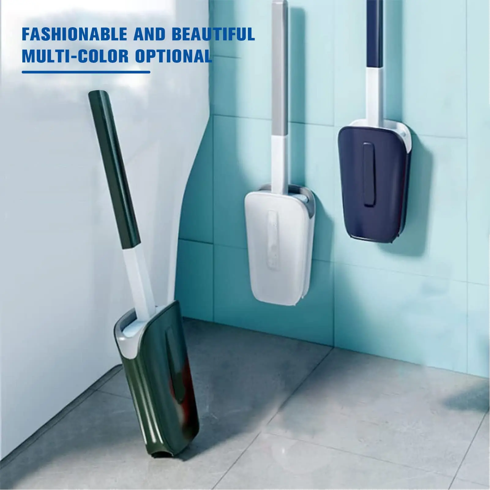 

Щетка для унитаза, без мертвых углов, С КАКТУСОМ, настенная силиконовая щетка для ванной комнаты, аксессуары для глубокой очистки