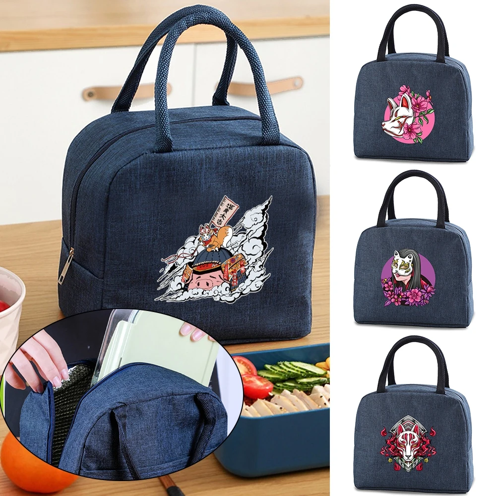 

Women Insulated Lunch Bag Outdoor Camping Hiking Food Thermal Pouch Child Picnic Drink Snack Keep Fresh Cooler Storage Package