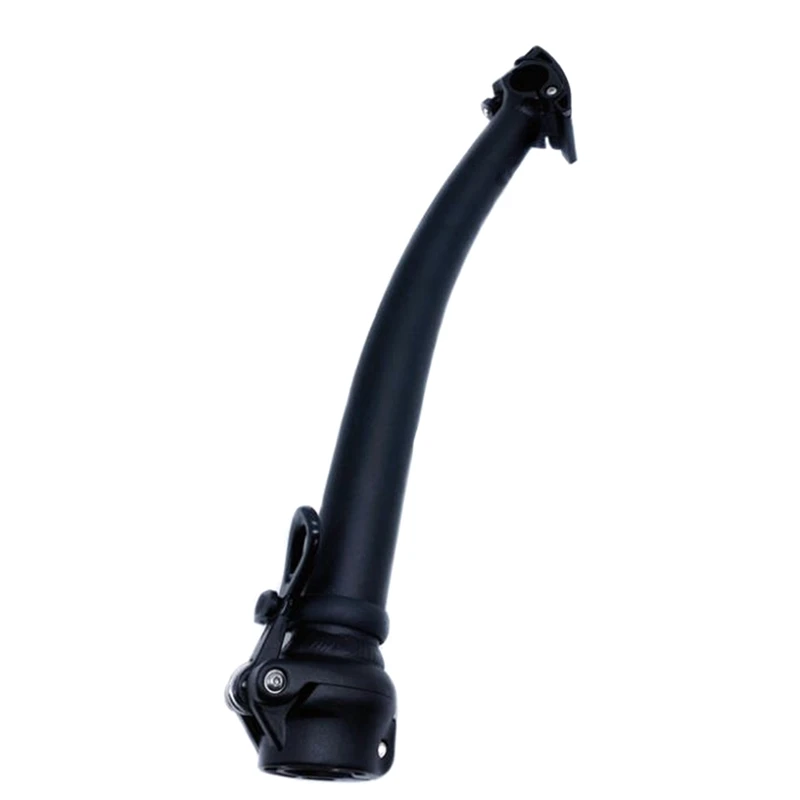 

Folding Bike Curved Stem 37Cm Goose Neck Bending Stem 25.4Mm Handlebar 28.6Mm Fork Folding Bike Stem