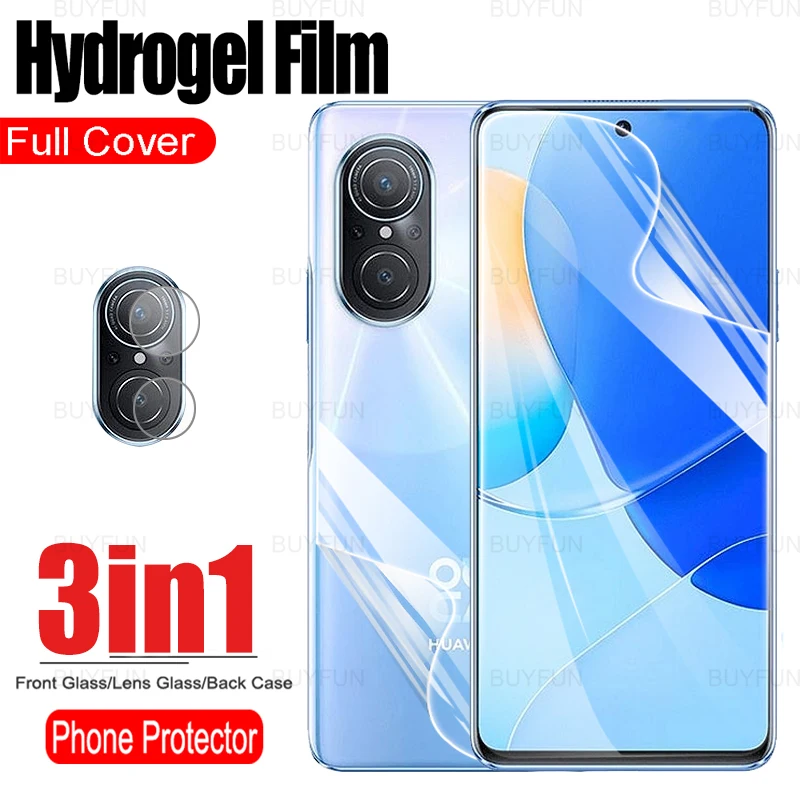 Гидрогелевая пленка 3 в 1 для Huawei nova9 nova 9 SE 6 78 дюйма передняя и задняя защитная