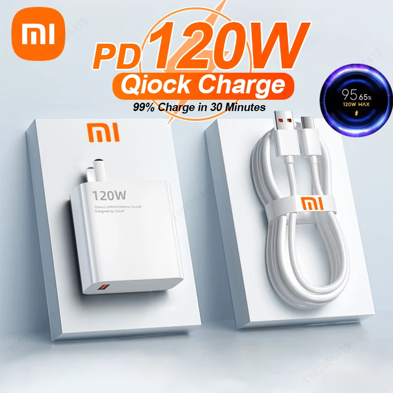 

Xiaomi Original 120W Fast Charging MAX USB Charger Type C Cable Xiaomi 13 Ultra Pro Poco F5 Redmi Note 12 PD Phones Accessories