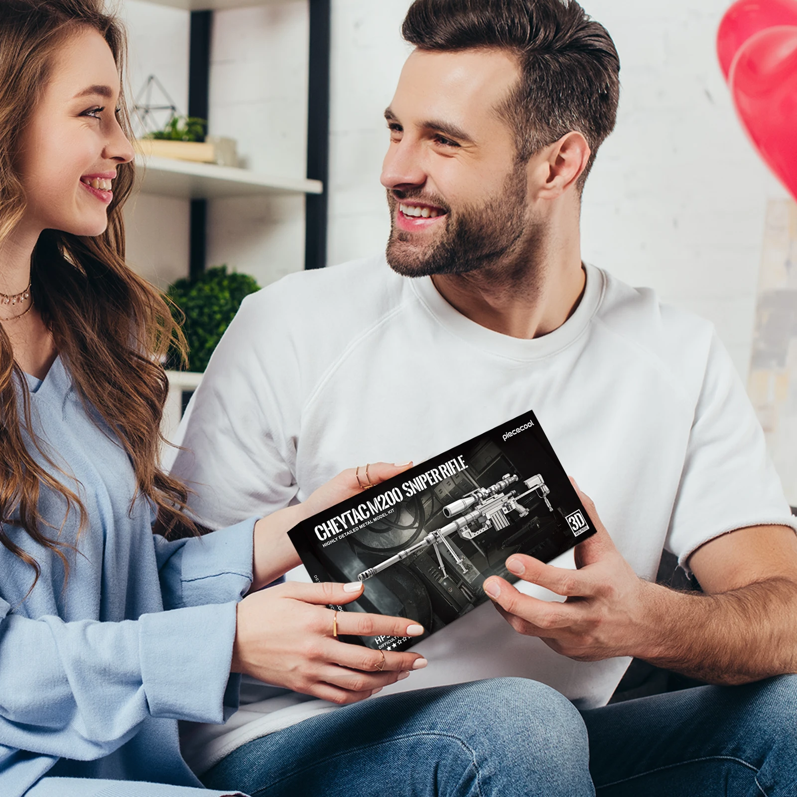 Piececool 3D металлические пазлы CheyTac M200 снайперская винтовка в сборе наборы