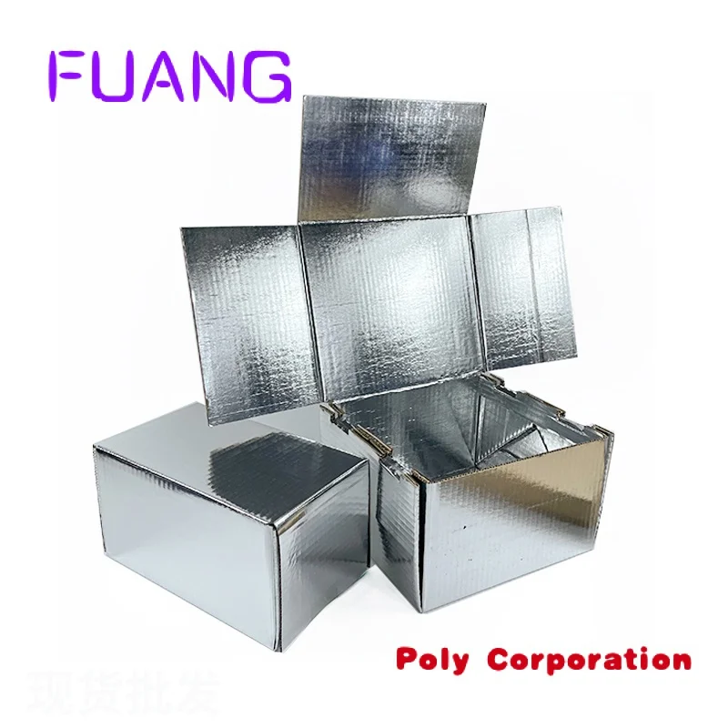 2021 hot selling transportation tray thermal insulated box liner for food shipping box