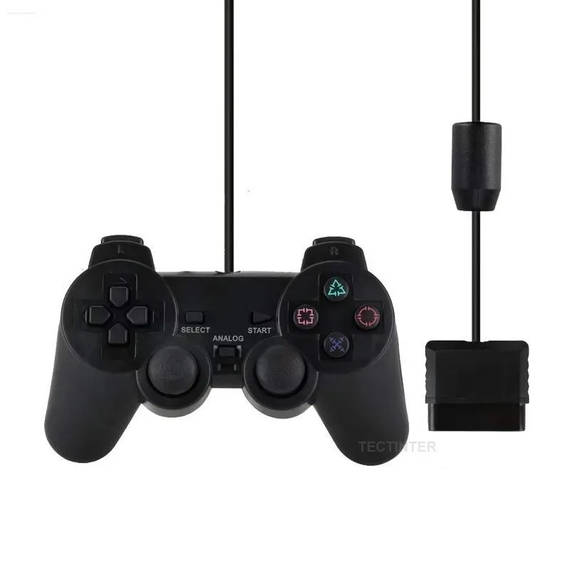 Wired Gamepad for Sony PS2 Controller for Mando PS2/PS2 Joystick for Playstation 2 Vibration Shock Joypad Wired USB PC Controle