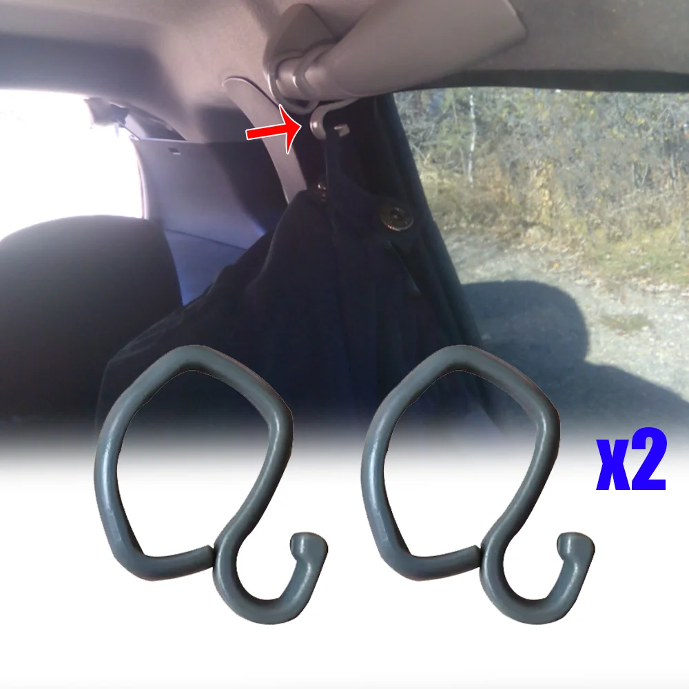 

2X автомобильный внутренний левый и правый зажим для ручки одежды для Renault Duster HS HM 2010 2011 2012 2013 2014 2015 2016 2017 2018-2024