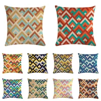 simple pillowcase geometric series cushion cover sofa throw pillow cover home cojines decorativos decorative pillow case zy1002