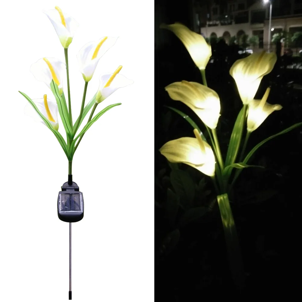 

Horseshoe Flower Solar Solar Powered Garden Stake Lights Lamp Solar Lights for Garden Patio Backyard Decoration