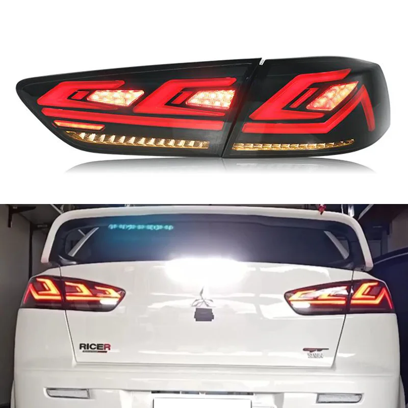 

Rear Running Light + Brake + Reverse Lamp +Turn Signal LED Taillight DRL LED Tail Light Assembly For Mitsubishi Lancer 2008-2017