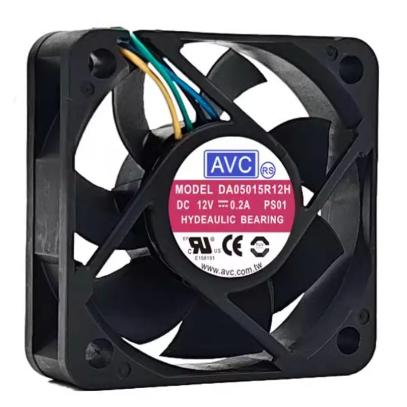 Новый охлаждающий вентилятор для AVC DA05015R12H 12 В 0 2 А 5015 ШИМ 50*50*15 мм