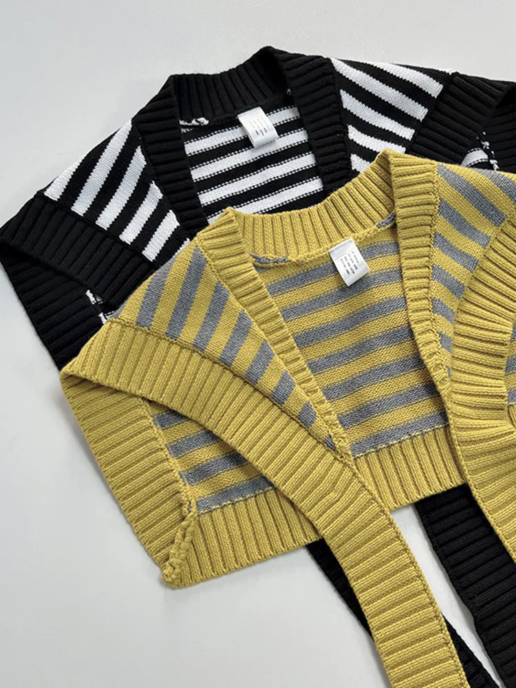 

Женская Вязаная Шаль в полоску, модные хлопковые шали, весна-лето 2022