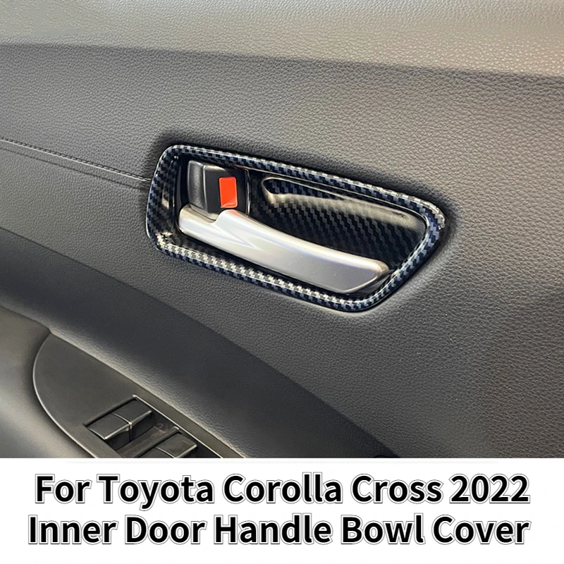 

4 шт., наклейки для внутренней дверной ручки Toyota Corolla Cross 2022