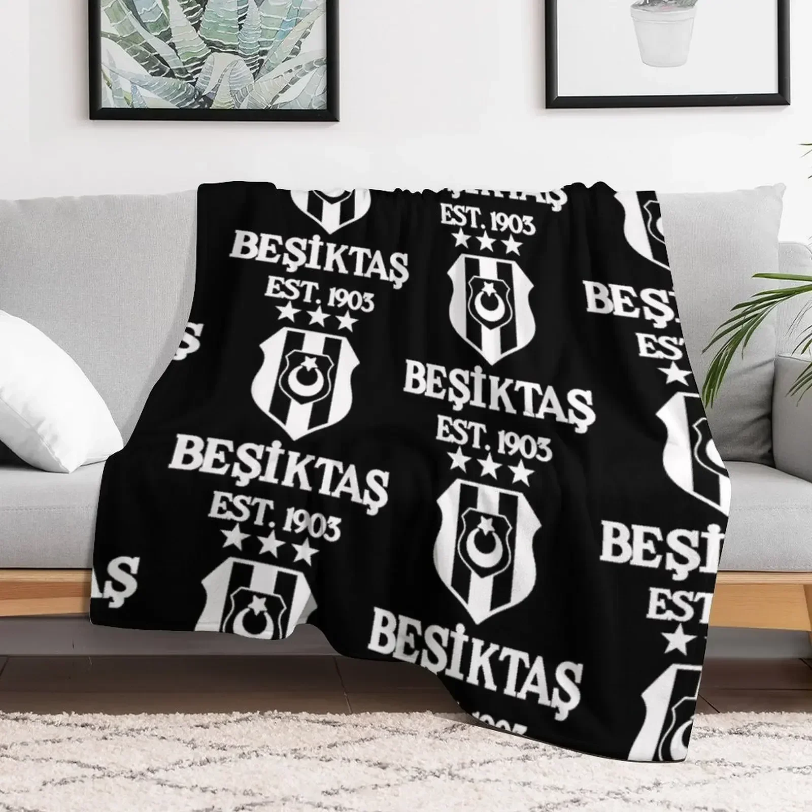 Besiktas Белое одеяло теплое для зимы Теплые милые одеяла