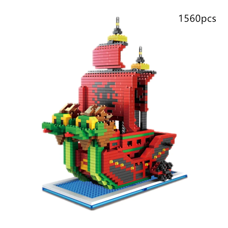 Тысяча солнечных блоков кирпичей ходячие счастливые пиратские корабли