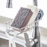 adjustable sink drain rack sponge storage faucet holder soap drainer shelf basket bathroom accessories organizer kitchen kitchen