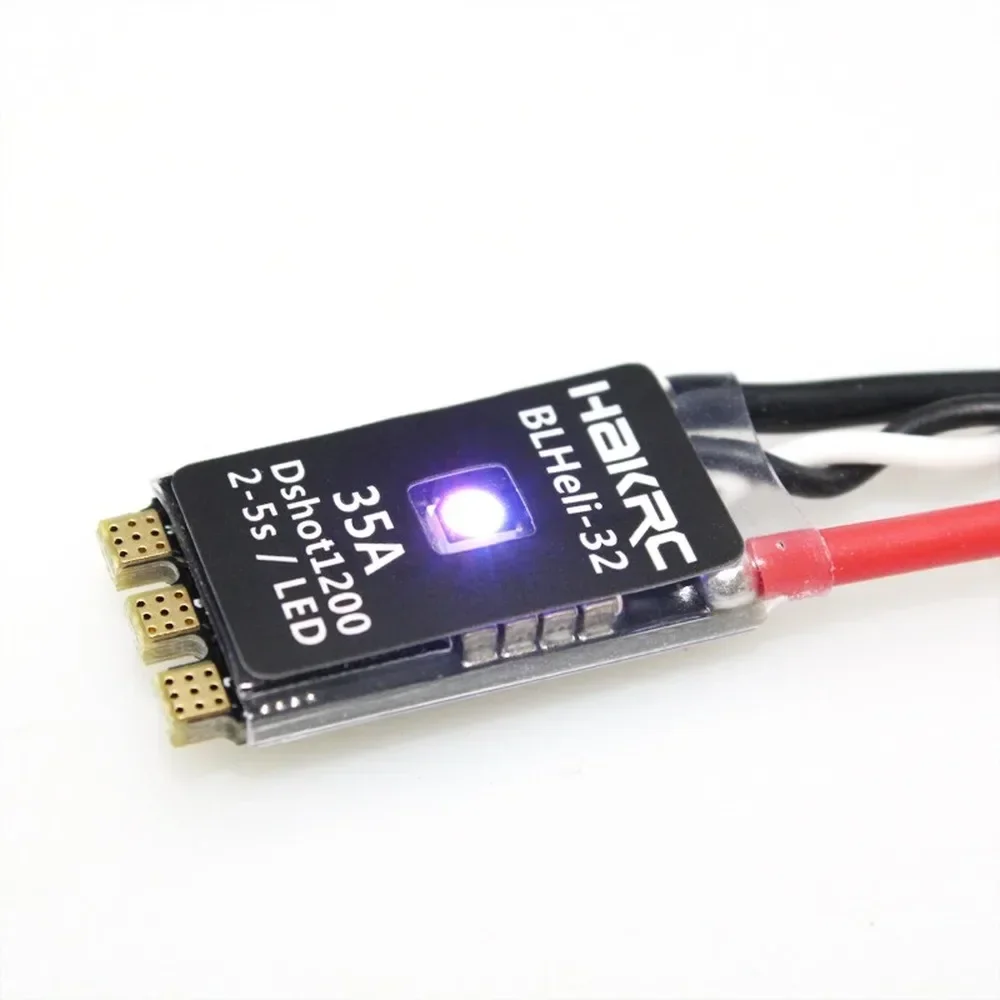 HAKRC 35A BLHeli_32 Dshot1200 2-5S LIPO Бесщеточный ESC Встроенный светодиод для гоночного дрона RC