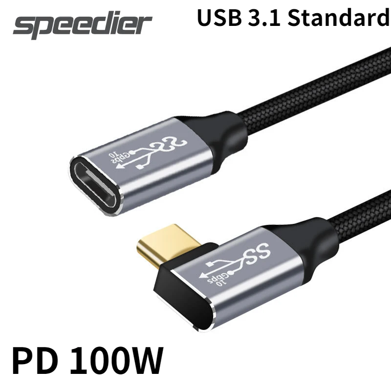 Кабель-удлинитель для передачи данных с разъемами USB 3 1 и Type-C 100 Вт |