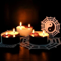 tai chi shape divination candle silicone mold for handmade desktop decoration gypsum resin aromatherapy candle silicone mould