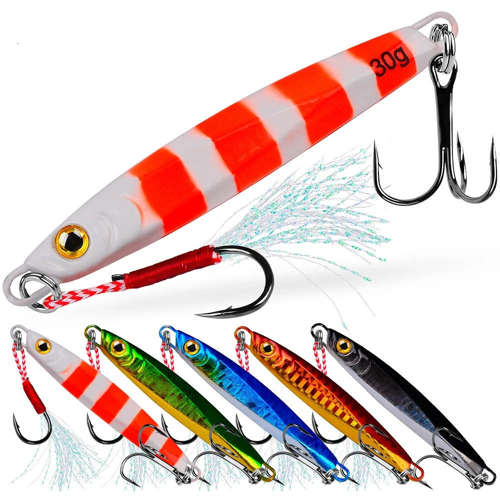 

7g 20g 30g New Jigging Lure Fishing Lures Metal seawater Spinner Spoon Fish Bait Jigs Japan Fishing Tackle Pesca Bass Tuna Trout