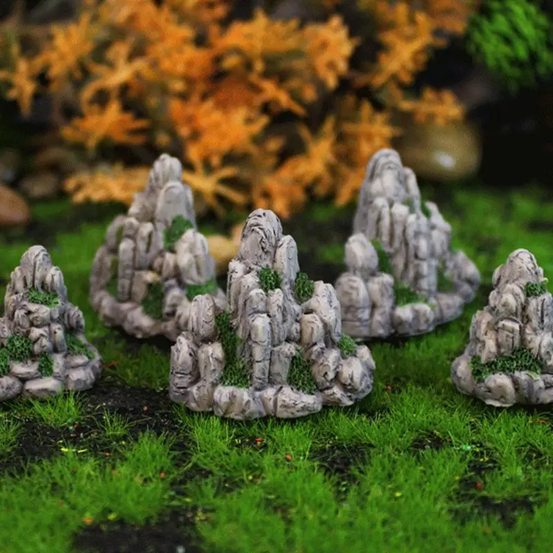

Fish Tank Decor Resin Mountain Aquarium Decor Mountain View Aquarium Decor Plants Rock Cave Ornaments For Fish Tank Accessories