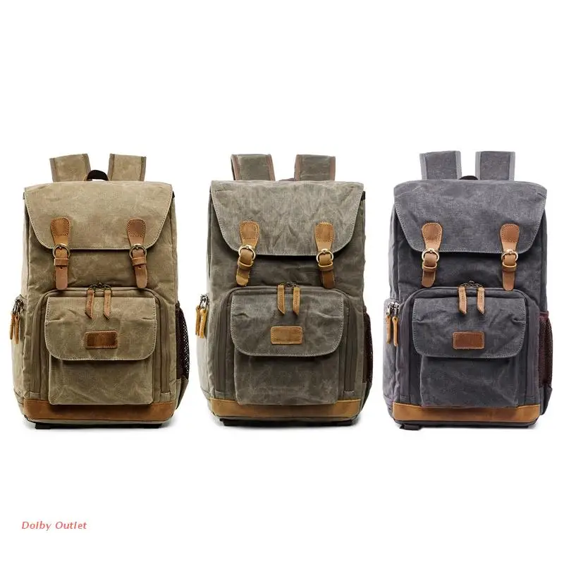 

Batik Waterproof Canvas Large Capacity Camera Video Backpack Travel Backpack