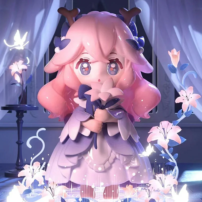 NINIZEE The Secret Realm of Flowers Series Blind Box Toy Mystery Cajas Misteriosas Аниме Фигурки Kawaii Куклы для девочек