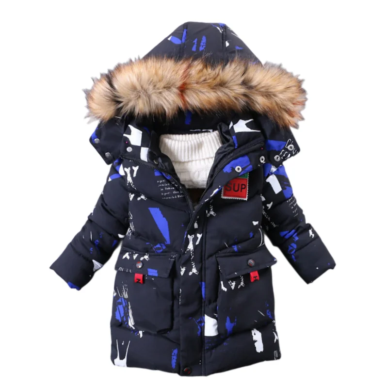 Пальто для мальчиков куртка хлопковая верхняя одежда ветровка 2023 джинсы