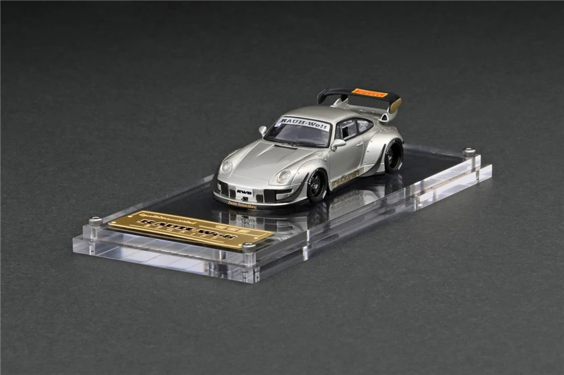 

IG 1:64 RWB 993 Silver Resin Model Car