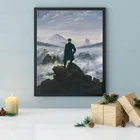 Известная картина Путешествие по морю тумана, известный постер с изображением Давида Фридриха, Давида Фридриха