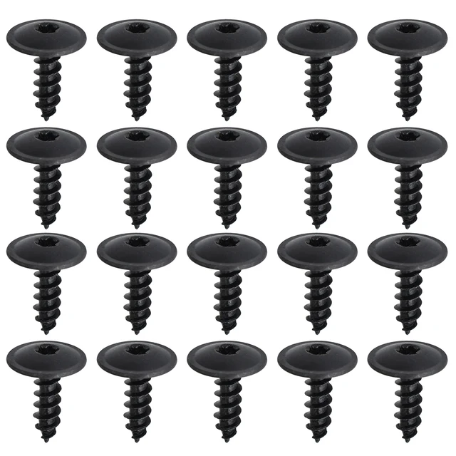 

20 шт., крышка двигателя, защита от брызг, колесная арка, винт Torx, фиксатор, крепежные зажимы, болт, универсальный для VW Audi Seat N 90974701
