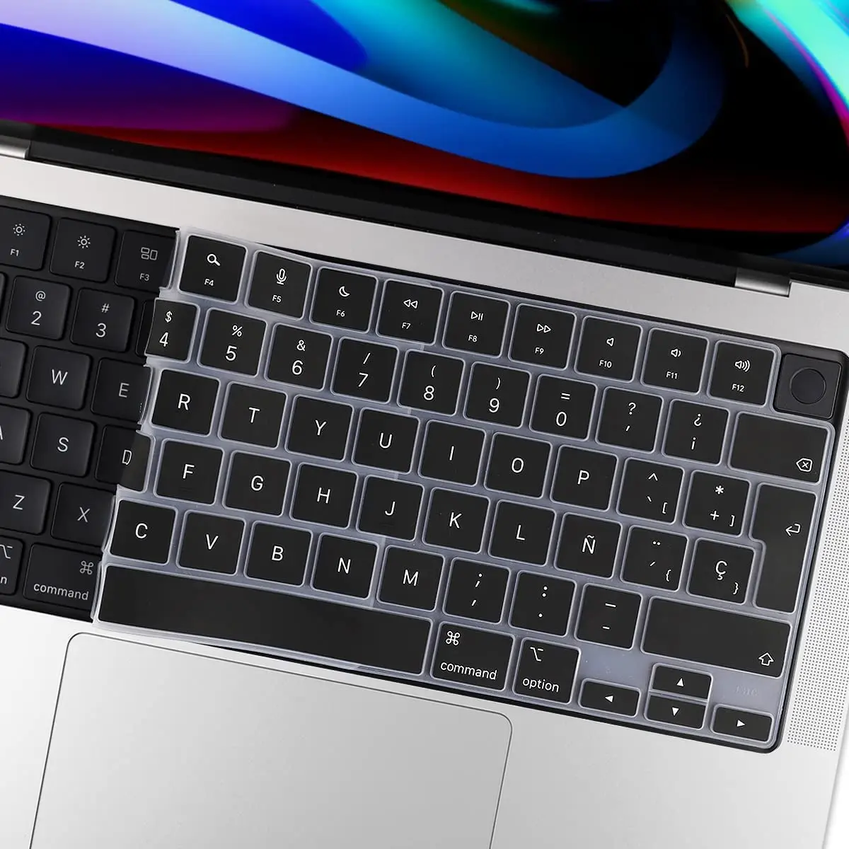 

Испанская испанская Защитная крышка клавиатуры для MacBook Pro 16 дюймов A2445 M1 Max / MacBook Pro 14 дюймов 2021 A2442 M1 Pro Европейская версия