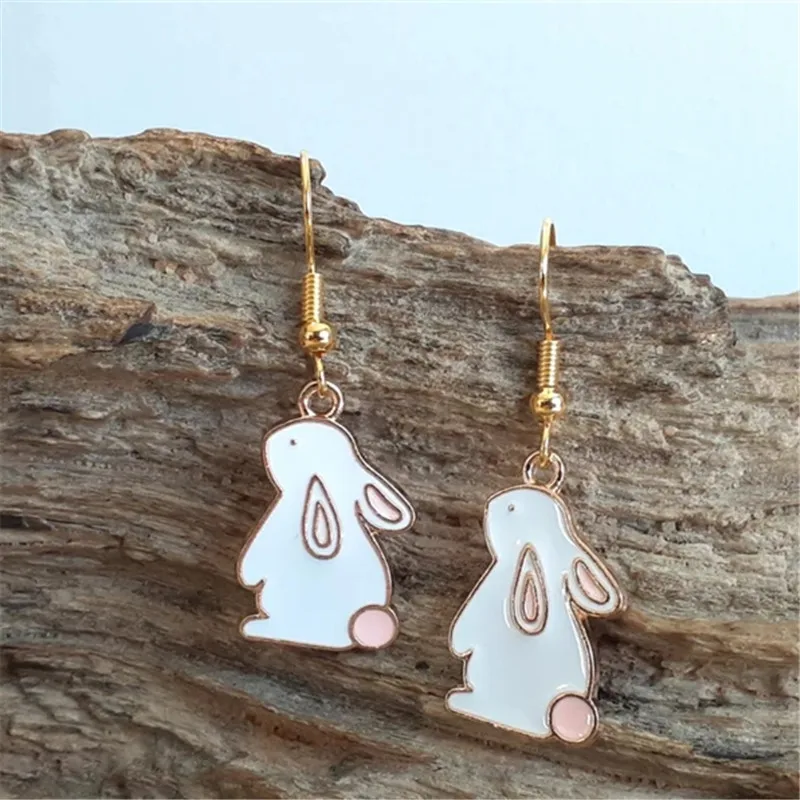 

Personalized Rabbit Jewelry Earrings Easter Jewelry Animal Lovers Spring Earrings Lovely Girl Gift Suitable for Women Earrings