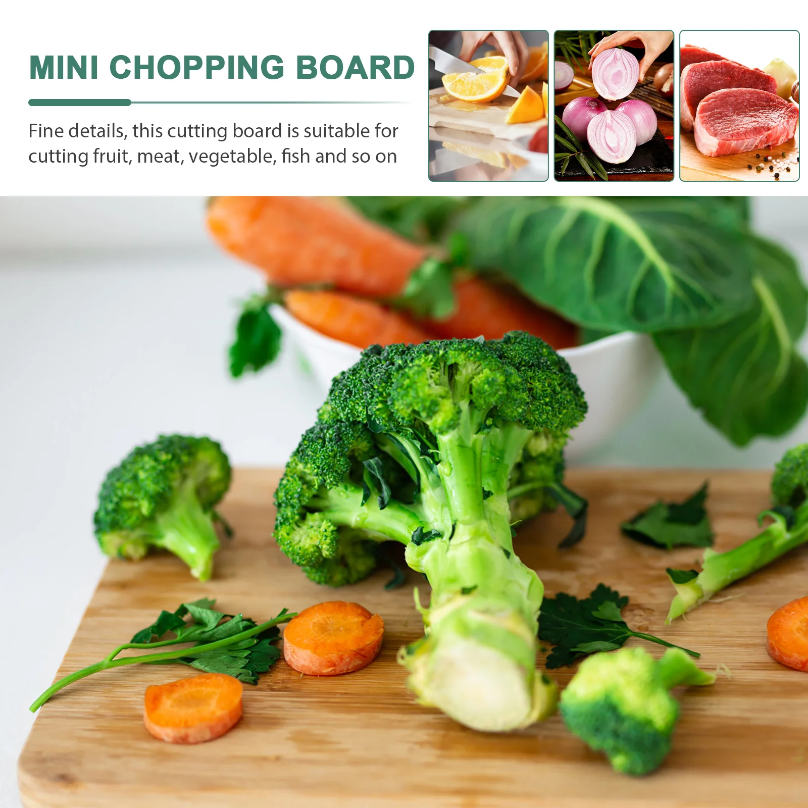 

Board Cutting Chopping Kitchen Small Wooden Fruit Boards Wood Picnic Vegetable Mat Platter Serving Cheese Mini Chop Block Tray