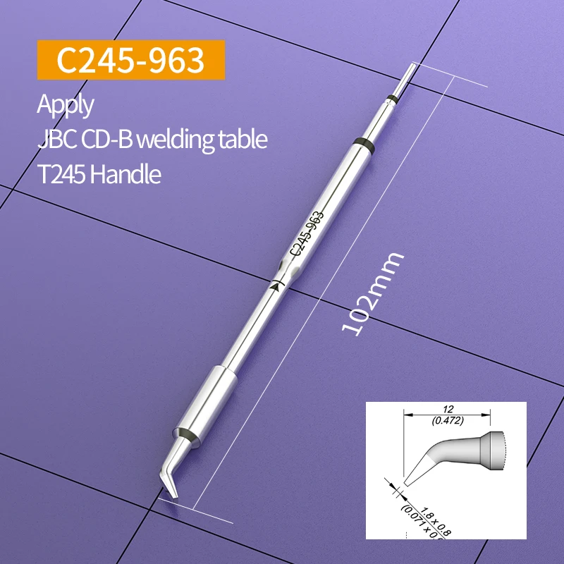 

Сменный наконечник паяльника C245 для JBC T245
