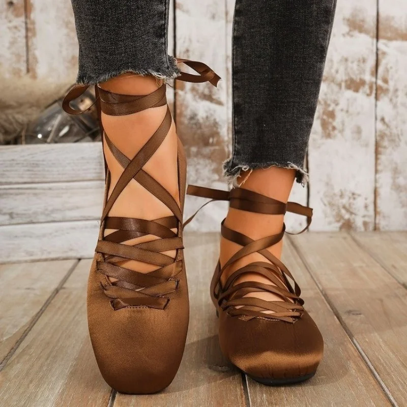 Женские балетки для танцев на плоской подошве Мэри Джейн повседневная зимняя