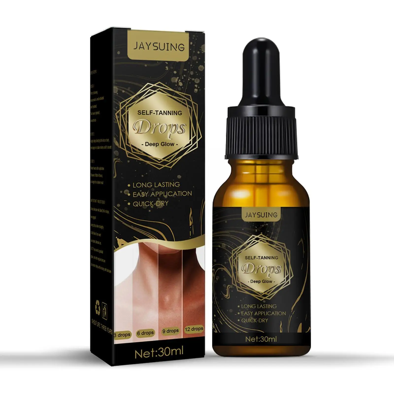 

Fast Self Tanning Drops Fast Body Face Self Tanner Mak Fake Cream Foundation Solarium Tan Makeup B3Q8