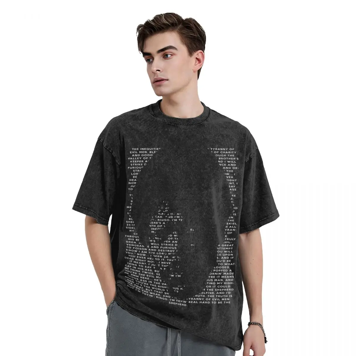 Излучение 25:17 футболка таможенная дешевая одежда мужские Графические футболки