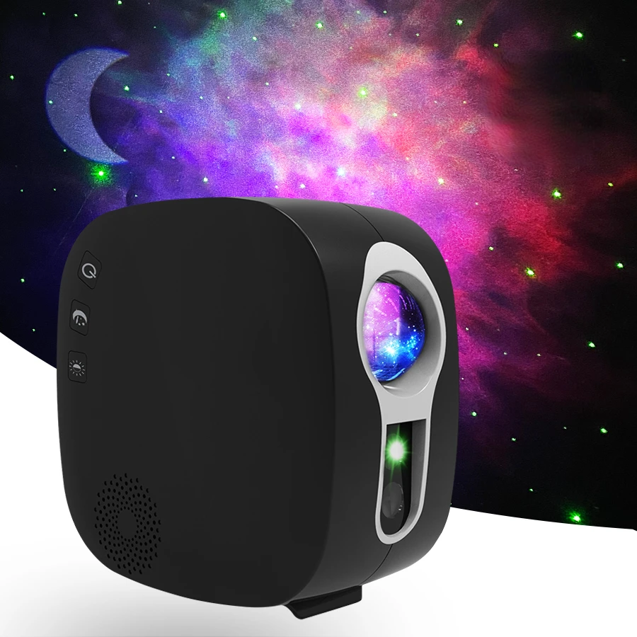 

Rotating Star Projector Light Colorful Nebula Cloud LED Night Light Dynamic Galaxy Star Night Light for Bedroom Games Room Party