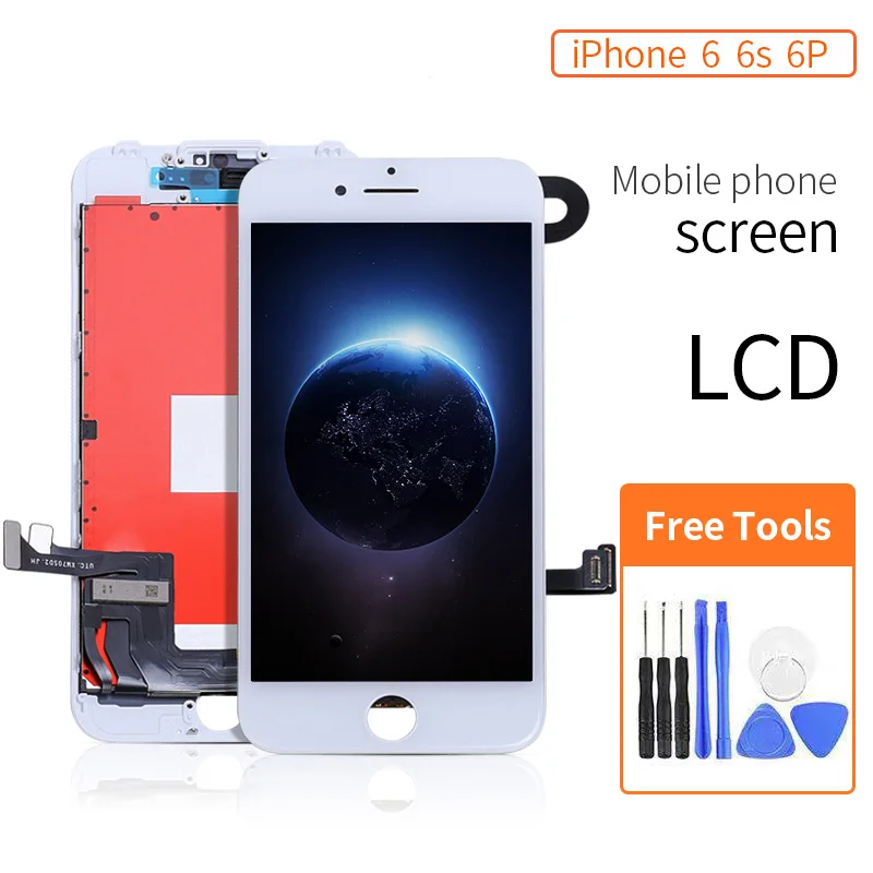 

Unassembled Lcd and Full Assembly LCD Ecran For iPhone6 6s 6sP Display Replacement 3D Touch Screen Digitizer with Front Came
