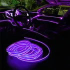 Светодиодные наклейки для салона автомобиля 2 м холодсветильник для Mercedes Benz W201 A Class GLA W176 CLK W209 W202 W220 W204 W203 W210 W211 W222 X204