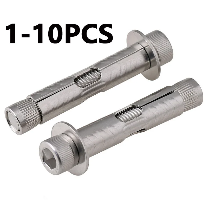 

304 встроенный расширительный винт из нержавеющей стали, внутренний расширительный болт, Внутренняя шестигранная Расширительная трубка M6M8M10M12