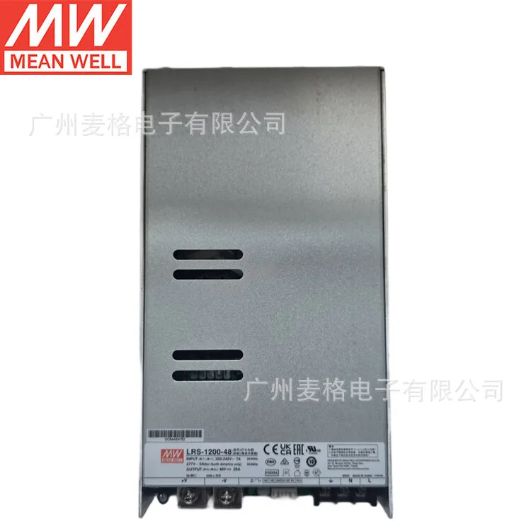Фото Импульсный блок питания LRS-1200W Mingwei 12В/24В, преобразователь 220В в 12В/24В/36В/48В постоянного тока, драйвер двигателя SE N2 №4